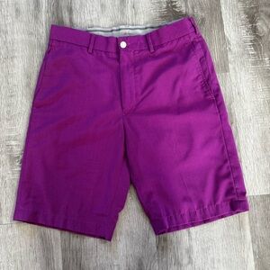 Walter Hagen Mens Purple Perfect 11 Collection Golf 10" Inseam Shorts Size 30